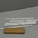 IFELS Heavy Duty Curtain Rods for Windows 66 to 120 Inch, 1 Inch Adjustable White Curtain Rod Set with Easy Installation and Modern Design (A1,White,30120")