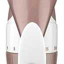 Conair Double Ceramic 1 1/4-Inch Curling Iron, 1  inch barrel produces loose curls  for use on medium and long hair (White)
