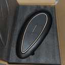 vicrays Large Oval Serving Platters, 16"/14"/10" Porcelain Serving Platters for Party, BBQ,Stackable Serving Trays Serving Plates for Appetizers, Sushi, Restaurant, Set of 3 (Black)