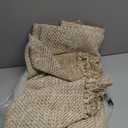 Collive Hallway Runner Rug, 2' x 5' Soft Washable Tan Contemporary Modern Laundry Room Indoor Hand-Woven Cotton Carpet for Bedroom Entryway Front Door Farmhouse Kitchen