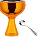 A di Alessi Big Love Bowl and Spoon, Orange