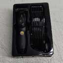 Hair Clippers for Men, Cordless Hair Clipper Kit, Adjustable 4 Length Setting, 2-Speed Settings, Replaceable Ceramic Blade Heads, Rechargeable Hair Clippers for Family (Black)