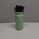 BJPKPK Stainless Steel Insulated Water Bottle With Straw Lid 18oz Reusable Metal Thermo Bottles Keep Cold And Hot, Sage
