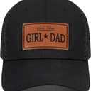 Girl and Dad Hat Gifts for Father Men from Daughter Wife,Fathers Day,Birthday,Christmas (One Size, 01.black-black)