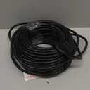 16/3 10A 125V 1250W 100 Ft Outdoor Extension Cord Waterproof, Weatherproof & Flame Retardant Black 3 Prong Power Cord Outside for Lawn & Garden, SJTW ETL Listed