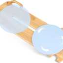 360-Degree Turntable Transfer Board, Sliding Board for Smooth, Pain-Free Transfers from Wheelchair to Bed, Toilet, Car, with Non-Slip Pads, for Seniors, Disabled, Patients (31.5" x 12" x 0.8")