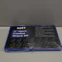 Orion Motor Tech 14pc Jumbo Crowfoot Wrench Set, Metric Crows Foot Wrench Set for 27 to 50 mm Flare Nuts, Chrome Plated Cr-V Steel Crowfoot Wrenches for 1/2" Drive Rachet & Extender with Storage Case