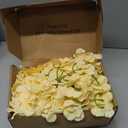 MECCANIXITY Silk Artificial Hydrangea Flowers, Yellow Artificial Flowers Heads with Stems, Full Hydrangea Flowers for Wedding Centerpieces, Party Decoration 30 Set