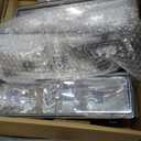 Headlights Assembly Fit 1994-1999 Chevrolet C/K 1500 2500 Suburban / C1500 C2500 C3500 K1500 K2500 K3500 / 1995-1999 Tahoe/for 1994 Chevy Blazer Chrome Housing Amber Reflector