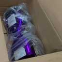 SUNDERWELL Electric Hoverboard with LED Lights and Bluetooth Speaker, Self Balancing Scooter with 6.5" Flashing Wheels, Top Speed of 10MPH, Gifts for Kids (Chrome Purple)