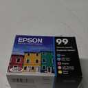 Epson 99 Claria Hi-Definition Ink Standard Capacity 5 Color Cartridge Combo Pack & 99 Claria Hi-Definition Ink Standard Capacity Cyan Cartridge (T099220-S) Works with Artisan-700, 710