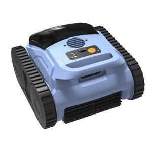 Cordless Pool Cleaner Robot, Pool Vacuum for Inground Pool & Above Ground Pool, Smart Navigation Self-Parking, LED Indicator, Wall&Waterline Cleaning Pool Robot up to 2150 Sq.ft