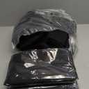 8 Pack Black Tablecloths 60x102 Inch Table Cloths for 6 Foot Rectangle Tables, Wrinkle Resistant Washable Rectangular Fabric Table Cover for Dining Wedding Banquet Camping Party