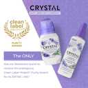 CRYSTAL Deodorant Aluminum Free Mineral Deodorant Roll-On for Women & Men, Lavender & White Tea - Paraben Free - Certified Cruelty Free & Vegan Deodorant - Prevents Odor Up to 24 Hours ,2.25 Fl Oz (Pack of 3),21661-3