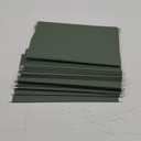 HERKKA Hanging File Folders, 30 Pack Reinforced Legal Size Hanging Folders with Heavy Duty 0 Inch Expansion, Designed for Bulky Files, Medical Charts, Adjustable Tabs, Green