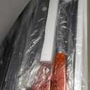 C Shaped End Table, Side Table for Sofa, Small TV Tray, Couch Table with Storage Bag for Small Space, Living Room, Bedroom, Home Office LET501R (Rustic Brown)