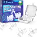 Anti Snoring Devices with 3-Gear Adjustable Design, Snore Stopper for Snoring Solution, Increases Airflow - 4 Pack