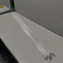 GMA Group Clear 1/2" Diameter Acrylic Rods - Wands for Window Blinds and Shades (48" Length, Pack of 6)