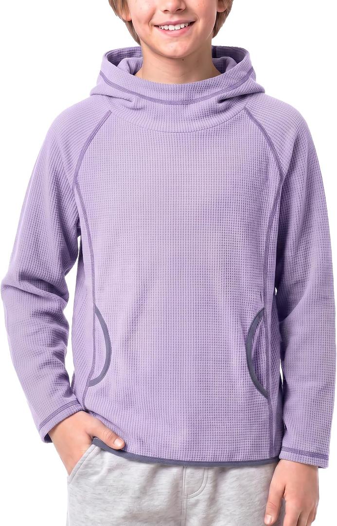 PATPAT Boys Hoodies Thermal Long Sleeve Pullover with Pocket 5-14