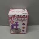 windpaint Fabric Flower Bouquets Toys, Christmas Gifts DIY Craft Kits Toys for Kids, Arts & Crafts for Girls 3 4 5 6 7 8 9 10 Years Old Toddler, Educational Learning Preschool Birthday Gifts(Purple)