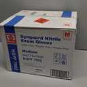 Basic Medical Blue Nitrile Exam Gloves, Latex-Free & Powder-Free Food-Safe House Cleaning Disposable Glove (1000 Pcs)