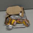 200 Pcs Dinner Spoons Set 6.7 Inches Stainless Steel Dessert Spoons bulk Silverware for Home Restaurant Kitchen Mirror Polished Dishwasher Safe