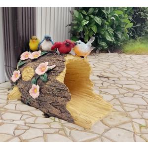 Coolboy Bird Sculpture Gutter Diverter Rain,Deco Gutter Extension Downspout, Eco-Friendly Resin Gutter Extender Diverter,Splash Block, Perfect Rain Gutter Downspout Extension for 3"x4" Downspouts