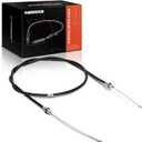 A-Premium Rear Passenger Side Parking Brake Cable Assembly Compatible with Dodge Models: Ram 1500 1994-1999 - Replace# 52009017