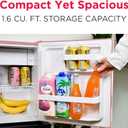 Frigidaire EFR176 1.6 cu. ft. Retro Bar Fridge with Side Bottle Opener (Pink)