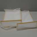 Acrylic Gold Frames 8.5x11, Slanted Back Gold Picture Frames Table Acrylic Sign Holder for Photos Wedding Table Numbers and Art Display with Removable Clear Sticky Dots 6 Pack