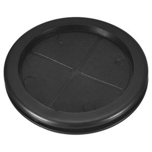 uxcell Rubber Grommets 3-1/8" (80mm) Drill Hole, 2-3/4" (70mm) ID Double Sided Hole Plugs Ring Gasket for Firewall Cable Wire Protecting, Black