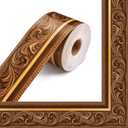 Eaasty 65.6 ft Brown Bulletin Board Border Classroom Blackboard Trim Decoration Rolled Vintage Picture Frame for School Library Classroom Wall Chalkboard Home Office Supply