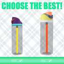 2 x 6pcs Straw Replacements for Owala FreeSip 24oz 32oz, Reusable Plastic with 1 Cleaning Cleaner Brush & 2 Seal O Ring Lid Gaskets for Rubber Water Bottle Tumbler Silicone Accessories Parts (6 Colors)