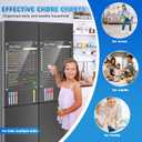 2 x Acrylic Magnetic Chore Chart for Kids,Chores Chart for Fridge Refrigerator,Dry Erase Behavior Chore Chart for Multiple Kids,Responsibility Reward Chart for Teens Adults Family,11.5"x15" (1+1list)
