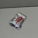 6 x Red Anodized Aluminum Tire Valve Stem Caps with Plastic Inner Sleeve, Corrosion Resistant. Universal Valve Caps for Cars, Trucks, Motorcycles, Pack of 5