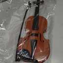 Kisangel Adjustable Violin Toy for Kids, 16.5inch Plastic Beginner Violin Plaything with 4 Strings and Bow, Musical Instrument Toy for Early Learning Decor