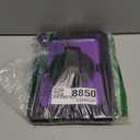 Cantis Case for iPad 11-inch (A16) 2025/ iPad 10th Generation 2022 (10.9 inch) with Screen Protector, 11th Case with 360 Degree Rotating Stand/Shoulder Strap/Pencil Holder, Black+Dark Purple