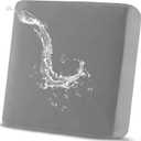 100% Waterproof Couch Cushion Covers, Chair Seat Cover, Stretch Sofa Cushion Covers, Reversible Sofa Protector Covers for Pets, Washable (Chair Cushion, Light Grey), Small