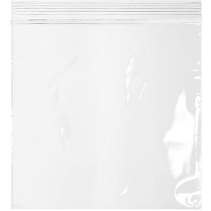 12" x 15" Large Zip Bags, 2 Mil Thick Clear Plastic Reclosable Zipper Lock Bags with Write-on White Block, with Resealable Zip Top Lock for Food Storage & Office Supplies, 100 Count