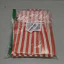 6 Pieces Striped Table Runner Red White Wedding Polyester Carnival Table Decor Circus Design Tablecloth Elegant Decor Indoor Events Family Farmhouse Dinner Banquet Parties Celebrations(12 x 108 Inch)