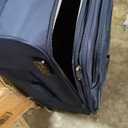 Hanke 28 Inch Softside Expandable Luggage with Spinner Wheels,Check Large Luggage Rolling Suitcase Travel Luggage with TSA Approved,Blue