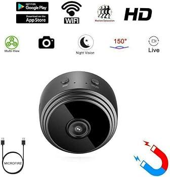 A9 WiFi 1080P HD Mini Wireless Remote Security Camera with Night Vision and Smart Motion Detection, Instant Notifications