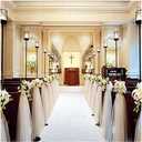 Partisout Runners for Weddings 2FTx15FT Sequin Walkway Carpet Glitter Rustic Outdoor Rug Runner for Ceremony Payette Sparkly Carpets (White)