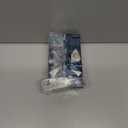 Purple and White Natural Glaze Vase with Three Ceramic Flowers