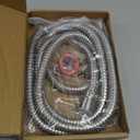 Blissland Shower Hose, 79 Inches Extra Long Stainless Steel Handheld Shower Head Hose with Brass Insert and Nut - Durable and Flexible(Brushed Nickel)