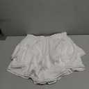 Jocadia ruffled shorts, White, Medium