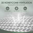 Memory Foam Medium Firm - Gel Foam Pillows for Sleeping Standard Size - Orthopedic Bed Pillows for Neck Pain - Stomach and Back Sleepers