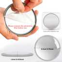 Handheld Selfie Convex Mirror - No Need Selfie Stick, Travel Must Have Photography Viewfinder, Gift for Photographer, Portable & Shatter-Resistant, Suitable for Solo/Multi-Person Selfie(3.74in)
