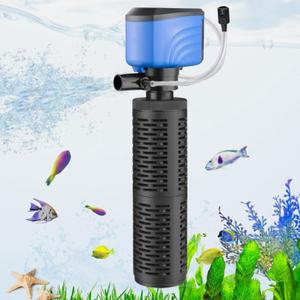 Aquarium Filter, 50-150 Gallon Fish Tank Filter, 450GPH Internal Turtle Tank