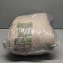 106×96" Light Brown Cotton Blanket